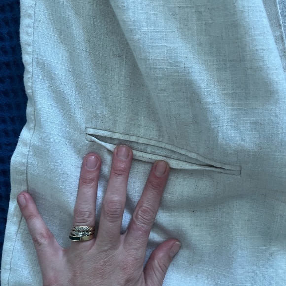 Vintage Linen Mix Blazer - Picture 9 of 13